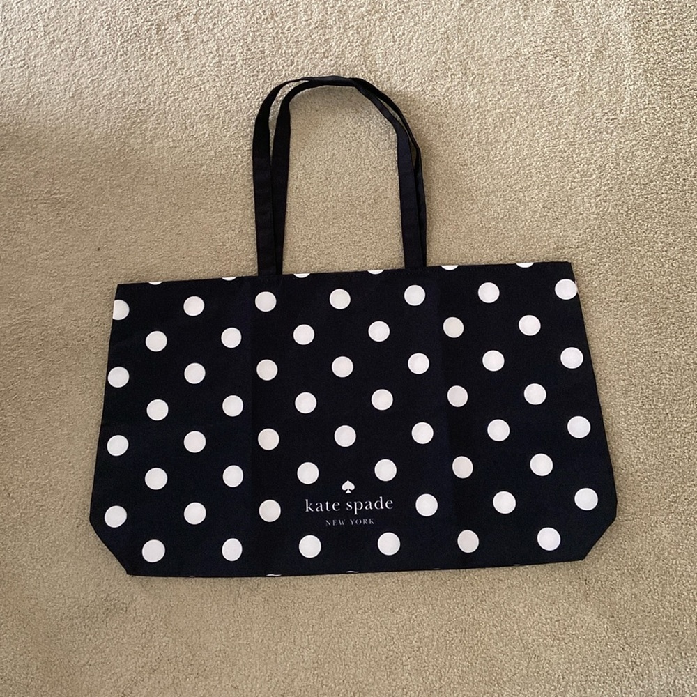 New Kate Spade large fabric tote.